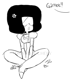 she actually has no idea what it is but figured garnet would