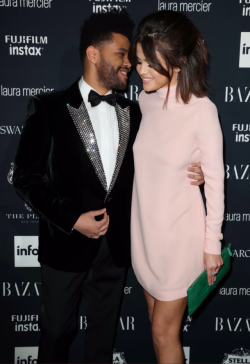 selenasquad:Selena Gomez and The Weeknd at the red carpet of