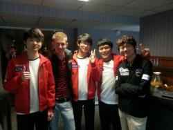 jarcorito:  lolchampseries:  Faker, Froggen, Piglet, Impact and