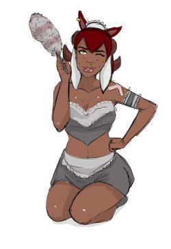 channeldulce: Dulce Patreon Exclusive: Sketch Weds.!! Dulce Maid