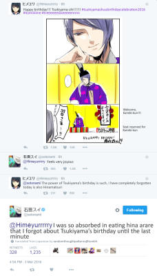 randomthoughtpatterns:  Ishida retweeted that fanart and it made