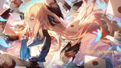 usanekorin violet evergarden violet evergarden (character) mecha