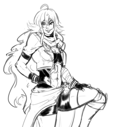 funblade:  new yang sprite maybe? new yang sprite sketch… 