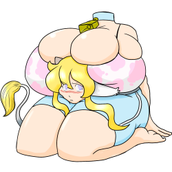 theycallhimcake: projecthazoid: A redraw of “Cowssie,” @theycallhimcake ‘s