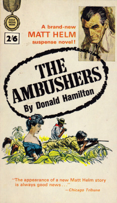 The Ambushers, by Donald Hamilton (Frederick Muller, 1964).From