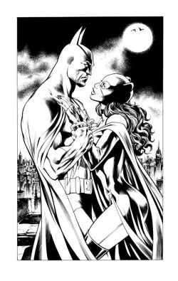 superheroic99:  Batman and Catwoman by Alan Davis! 