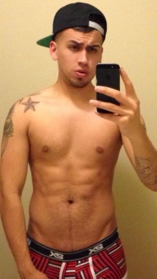 gaydudesexposed:  Sexy uncut mexican papi from California.  22