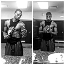 walls0fjericho:  d-woods22:  Good morning workout in! 🏀💪dedication