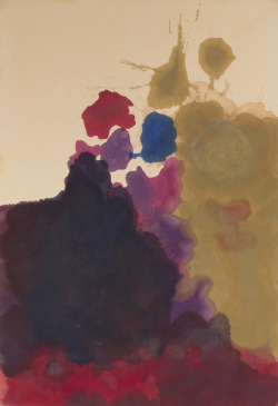 nobrashfestivity:  Helen Frankenthaler, Untitled, 1962more
