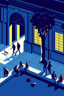 weandthecolor:    Museums Quartier – Illustration by Malika