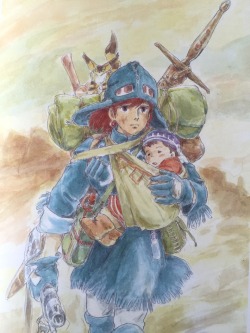 speakingofcomics:The Art Of Nausicaa Of The Valley Of The Wind