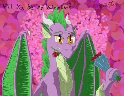 Adult Spike needs some love too :3This is animated, but tumblr’s