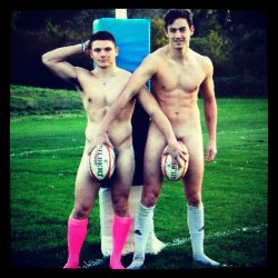 rugbyplayerandfan:  nakedblokes:  Naked blokes. That’s it.