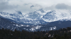 geographilic:  Cloudy day at Rocky Mountain National Park, Colorado