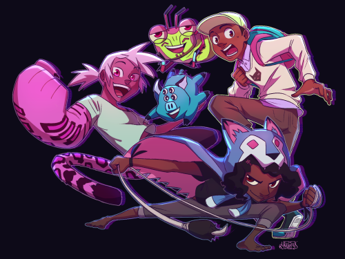 yyuppys:Kipo and the gang!!speedpaint!!!