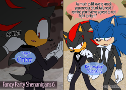 e-vay:  Fancy Party Shenanigans 6I have a headcanon that Shadow