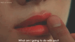 bbbwitched:Fuck my mouth, I imagine. 