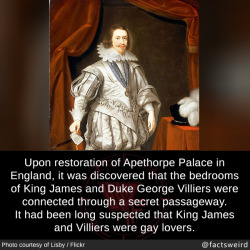 mindblowingfactz:  Upon restoration of Apethorpe Palace in England,