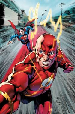 seether23:  Flash: Aha I am faster than the man of steel