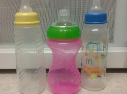 lilbunblue:  My newest babas and sippy cup!