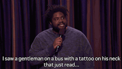 ladyleigh89:  Ron Funches - “I saw a horrible thing recently.”