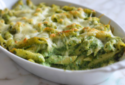 foodffs:  Baked Penne with Spinach, Ricotta & FontinaReally