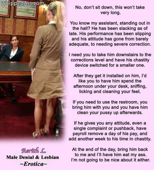 If you like my Chastity Captions, all of my Chastity Books are