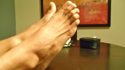 latinsoles:  I think my BF has the sexiest feet and soles.  They