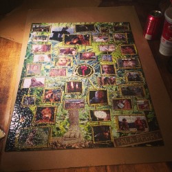 #LOST puzzle officially finished, except I lost a piece in the