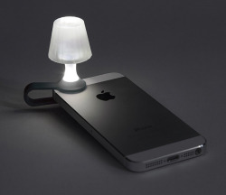 dailycoolgadgets:  Luma - Mobile Phone Night LightThis tiny lampshade