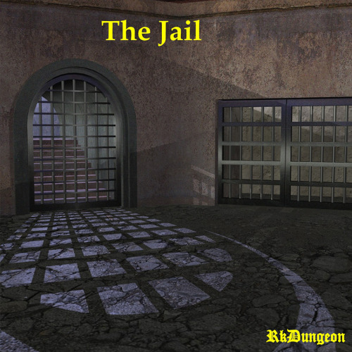 The JailA Jail Poser’s figure prop with several cell and a gate. The jail has two master dials in the BODY part. One for openig the cell front doors and one for raising the gate door. This package includes the following items:  - 1 figure prop (cr2