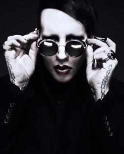 tokyo-fashion:  Marilyn Manson wearing accessories by the underground