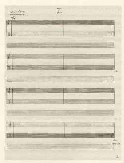 likeafieldmouse:  The first page of John Cage’s 4’33”