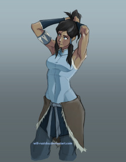 will-ruzicka:  korrasTail by *will-Ruzicka Aang (I mean, Ang,