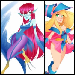 The Two Yu-Gi-oh Ladies part of my 130 Ladies Project!! And my