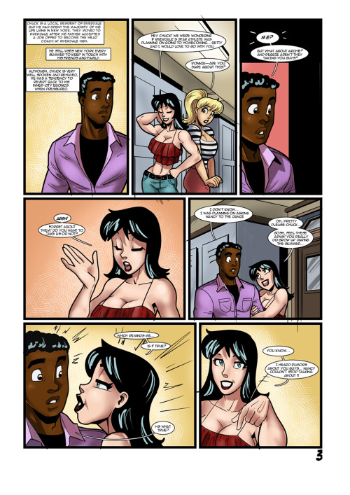 “Betty and Veronica: Once you go Black” - Page 3Art: Rabies T Lagomorph / Story: KennycomixSupport me on Patreon | Follow Rabies T LagomorphFollow me on Twitter  