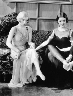bellalagosa: Alice White and Myrna Loy in  “The Naughty Flirt”