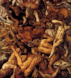 Floris Frans - Fall Of Rebellious Angels (Detail) 1554 
