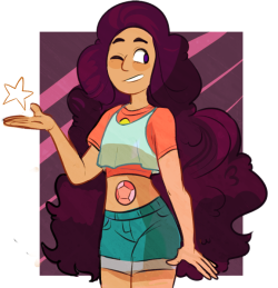 mooseman-draws:  got a request to draw the lovely stevonnie!