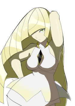 geo-tempest: one more lusamine drawing.This month was difficult,