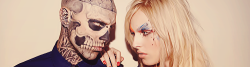     Andrej Pejic & Rick Genest       