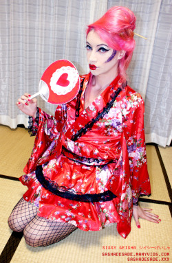 sashadesade:  Mistress Murmur transformed me into a Sissy Geisha