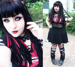 psychara:  zombiesenn:  My outfits that I wore this weekend at