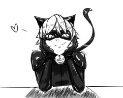 asobou4u:  OMG I can’t stop drawing CAT NOIR!!!! GAWD what