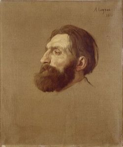 Alphonse Legros (British, born France, 1837-1911), Portrait of