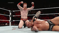 Almost as hot as when Randy does it…still a nice try Sheamus