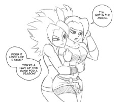 Sure, I could’ve drawn Cabba with these two but…..