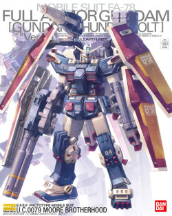 gunjap:  MG 1/100 FA-78 FULLARMOR GUNDAM Ver.Ka [Thunderbolt]: