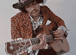 soydianabarreto:  Jimi Hendrix play the guitar