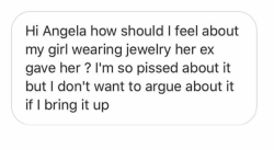 i think this person needs to remember that the jewelry was given